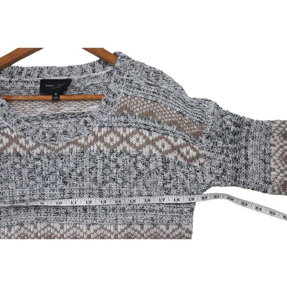 Romeo & Juliet Couture Multicolor Knitted Sweater Roundneck Women Sz Medium - Picture 7 of 8